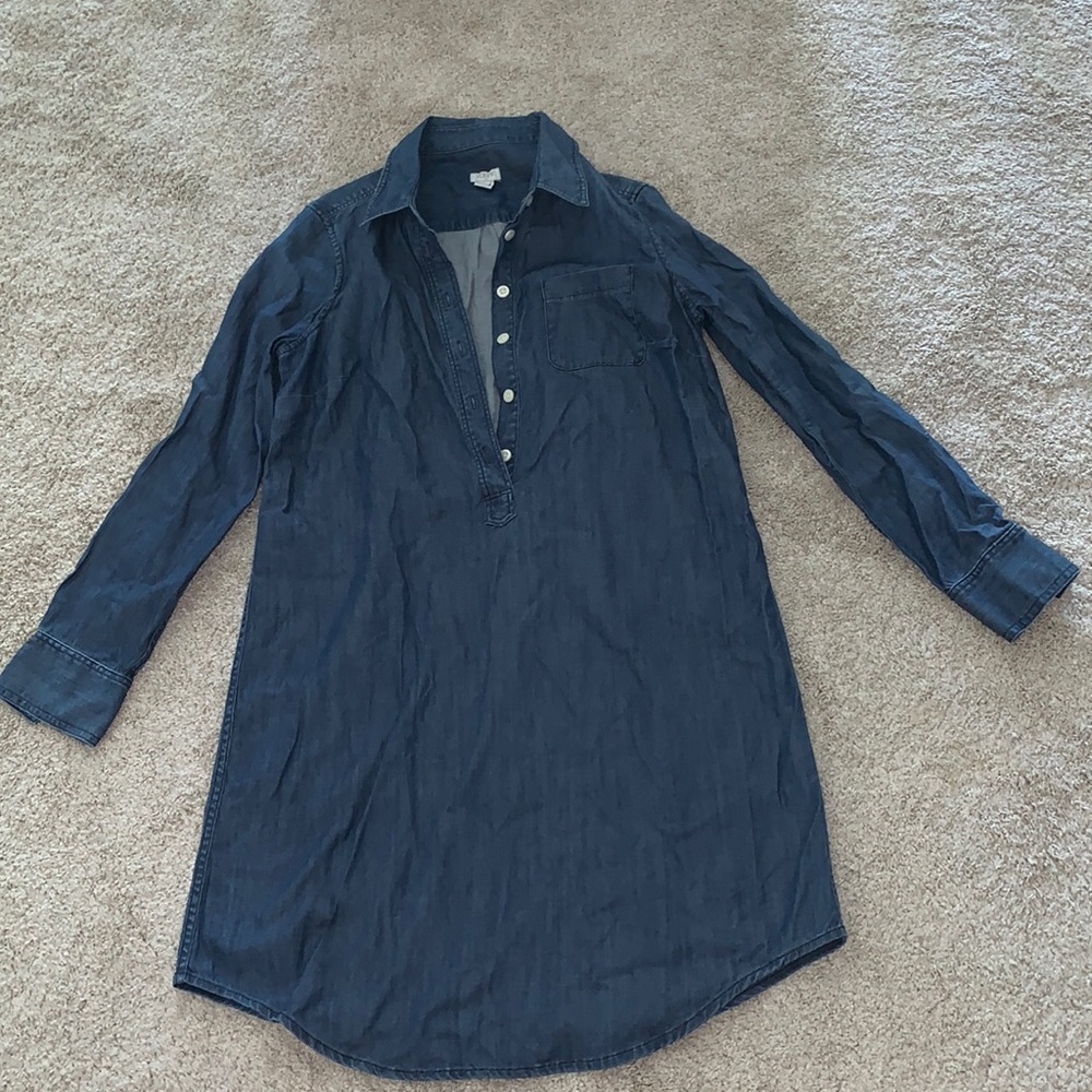 JCREW Denim Dress Size S